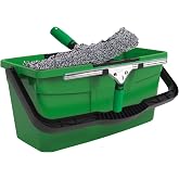 UNGER Window Cleaning Set (Squeegee, Handle, Microfiber Case, 18L Bucket, 35cm Wide Cloth, Squeegee Starter Kit) AK013