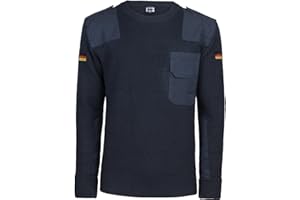 BWuM Bundeswehr Pullover MIT FLAGGEN BW Pulli Winter Army Armee ARBEITSPULLOVER