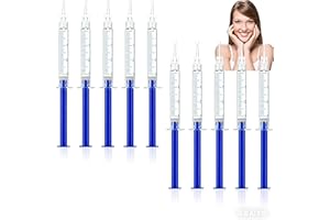 NEYEAU 10 Pcs 35% Teeth Whitening Gels Refills Gel, 3ml Teeth Whitening Gel Kit,Tooth Whitener Gels for Sensitive Teeth