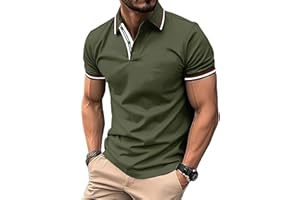 SwissWell Herren Kurzarm Poloshirt Atmungsaktiv T-Shirt Golf Sommer Poloshirts Männer Business Arbeits T Shirt Polohemd
