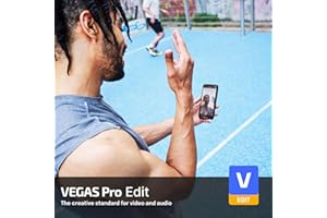 VEGAS Pro Edit 21 - Le standard créatif pour la vidéo et l'audio | logiciel de montage vidéo | logiciel de découpe vidéo | éditeur vidéo | Windows 10/11 PC | 1 licence