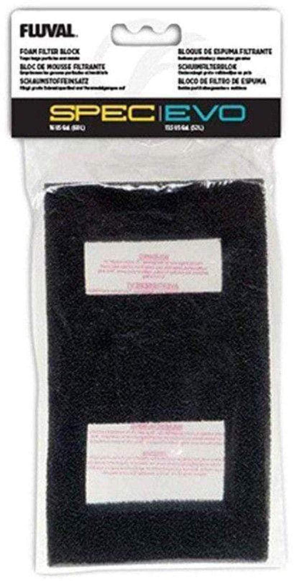 Fluval Spec/Evo Foam Filter Block, Replacement Aquarium Filter Media, 10532