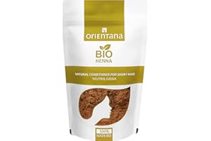 Orientana Henné Neutre En Poudre | Végétal Bio | Après-Shampoing Pour Cheveux Longs Sans Colorant | Ravive La Couleur Naturelle Des Cheveux | Nourrit Renforce Et Augmente Son Volume 100g