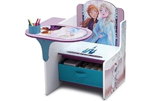 Delta Children Chair Desk with Storage Bin, Disney Frozen II