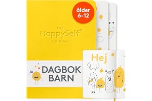 HappySelf Journal - Den prisbelönta dagboken för barn i åldrarna 6-12 för att främja lycka, utveckla positiva vanor och omsorg och undersökande sinnen [Svensk språkversion]