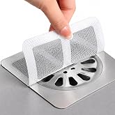 KRAFZ Gider S&uuml;zgeci 10&rsquo;lu Set, Yapışkanlı Sa&ccedil; ve Kıl Tutucu Gider Kapağı, Banyo Duş K&uuml;vet ve Lavabo Drenaj Koruyucu, B&ouml;cek ve