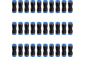 GUNGY 30 sztuk Złącza Pneumatyczne 4mm Wtyczka Szybkopneumatyczna Złącza Wąż pneumatyczny Akcesoria do narzędzi pneumatycznych