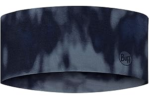 BUFF®| Cinta CoolNet UV® Wide Hombre Mujer Adulto Comoda, Proteccion UPF50, Deporte, Elastica, Material Reciclado, Calidad, Talla Única, Gris Oscuro