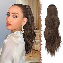Echthaar-Pferdeschwanz Extension 55 Cm, 120 G – Mit Klammer, In 18/613 (aschblond/gebleicht), Für Volumen & Länge