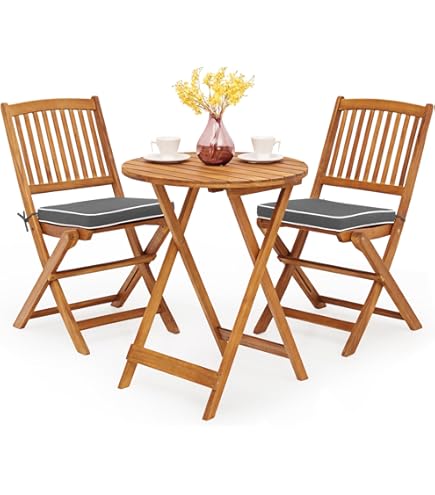 Ella 2-zits Tuin of Terras Bistro Set - Wit | Lazy Susan