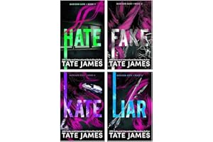 Madison Kate Series 4 Books Collection Set By Tate James (Hate, Liar, Fake, Kate)