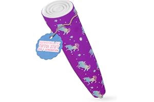 caseroxx Schutzhülle passend für den Ravensburger TipToi der Stift 110" Gen. 4, Cover (Silikon-Hülle für den Ravensburger TipToi) in Einhornmuster- lila