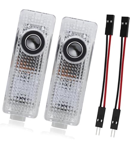 LYYMX Lumière De Porte De Voiture Pour Peugeot RCZ 408 508 407 308, Feux De Bienvenue HD Lumière De Bienvenue De Porte De Voiture Projecteur De Porte De Voiture,A 1PCS