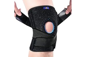 ABYON Kniebandage Verstellbare Knieorthesen mit Seitlichen Stabilisatoren und Patella-Gelpolstern für Männer Damen Knieschmerz, Meniskusriss, Arthritis, Gelenkschmerz (2XL/3XL)