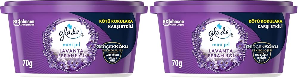 Glade Mini Jel Lavanta Ferahlığı 70 g 2li paket