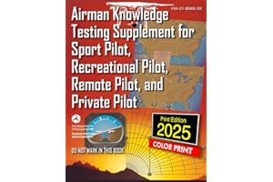 Airman Knowledge Testing Supplement for Sport Pilot, Recreational Pilot, Remote Pilot, and Private Pilot.: FAA-CT-8080-2H Full-Color Edition