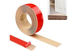 ZTVOWTO 400cm×5cm Striscia di soglia strisce di transizione del pavimento striscia divisoria autoadesiva per porta del pavimento striscia di rivestimento del bordo del pavimento(Acero)