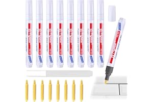 PKCHYE 17 Pièces Joint Carrelage Stylo Gris Foncé Joint Carrelage Carrelage Joint Carrelage Stylo Peinture Gris Foncé Stylos à Joints Kit Reparation Pour Restaurer Bain Cuisine Carrelage Salle Bain