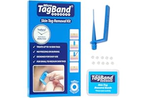 Original Tagband Skin Tag Remover, Small/Medium Removal Kit, Skin Tags (2mm-4mm) on Face & Body, Device Includes 10X Bands, Home Application in Minutes (No Swabs Included)