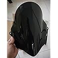 GadiBIke Windshield Front Headlight Visor Bike Wind Deflectors Windscreen Glass Black Protector Superior PC Plastic for GIXXER SF 250 and 150 2020 Visor