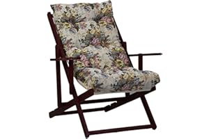 TECNOCUCI Cuscino Imbottito per Poltrona Sdraio Relax (115x55cm) - 100% Made in Italy - Ricambio Ideale per Interni ed Esterni (Giardini, Cortili, terrazzi) - Disponibili Diversi Colori