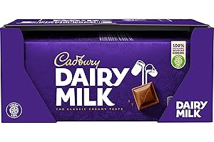 Cadbury Dairy Milk czekolada – kremowa czekolada mleczna – pyszna słodycze o słodkim, pełnym smaku – Dairy Milk, 17 x 180 g