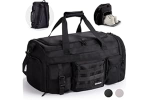 BALLADHOME Torba Sportowa dla Mężczyzn i Kobiet Torba Treningowa Torba na Siłownię z Funkcją Plecaka Torba Fitness Podróżna z Kieszenią na Buty i Kieszenią na Mokro Torba Weekendowa Duffel Bag-UN