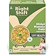 ITC Right Shift Millet Masala Oats, Veggie Blast, 240g | Rolled Oats, Millets, Seeds, 6x Vegetables | High Protein Oats for Weight Loss | No Added Preservatives | Ready to Cook, Instant Oats