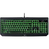 Razer Blackwidow Ultimate 2017 - Taktile und Klickende Mechanische Gaming Tastatur (Razer Switches und grün Beleuchtet, Wasser und staubgeschützt, QWERTZ-Layout)