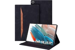 Auslbin Etui do Samsung Galaxy Tab A8 10,5 cala (wersja 2021) skóra PU z funkcją stojaka etui na tablet z funkcją automatycznego uśpienia/budzenia etui ochronne do Samsung Galaxy Tab A8 10,5" SM-X205/X200 (czarny)