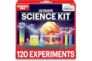 Einstein Box Ultimate Science Experiment Kit for Boys & Girls Ages 7-14 | Birthday Gifts Ideas for Kids | STEM Learning Educational Toys & STEM Toys for Boys 7-14 Years | Experiment Kit