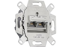 Busch-Jaeger 0218/12-101 Boîte de dérivation blindée UAE RJ 45 catégorie 6A iso