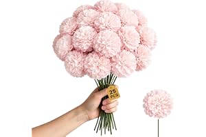 Konstgjorda blommor rosa, hortensior konstgjorda blommor ljusrosa stor 25 stycken