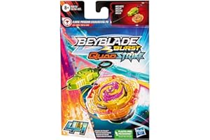 HASBRO Beyblade Burst QuadStrike, Kit Inicial con Top Flame Pandora Everlasting P8, Juego de Batalla con Lanzador