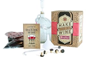 Craft a Brew Home Merlot Making Kit – Fácil principiantes con ingredientes y suministros – Ultimate Wine Brewing