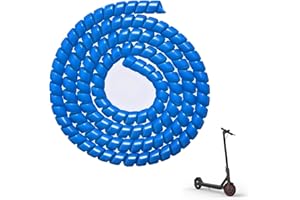 Gdraco Protector de cable en espiral para Xiaomi M365/m365 Pro/Pro 2/1S Scooter eléctrico, 1 m, color azul