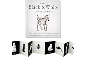 Baby's Black and White Contrast Book: High-Contrast Art for Visual Stimulation at Tummy Time: 4