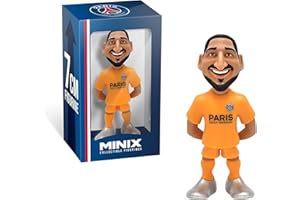 MINIX - Football Stars Mini Format - PSG - Donnarumma - Figurine à Collectionner 7 cm