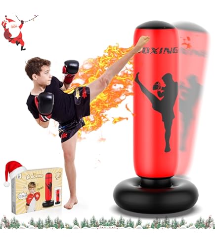 Sacco Gonfiabile Con Guanti Sacco Da Boxe Gonfiabile Per Bambini