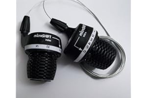 MIXIM Shimano compatible Set Cycle Bike Microshift Twist Grip Gear Shifters 6 Speed