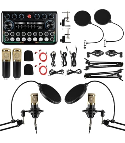 SINWE USB Audio Interface für Smartphone & PC: Plug-and-Play Live-Soundkarte mit DJ Mixer