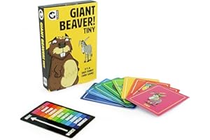 Ginger Fox Giant Beaver Tiny! Party Card Game | Hilarious Boasting Fun for Grown Up | Silly Wordplay | Great for Game Night with Friends | Naughty Nature Animal Games for 2+ Players, Ages 16+