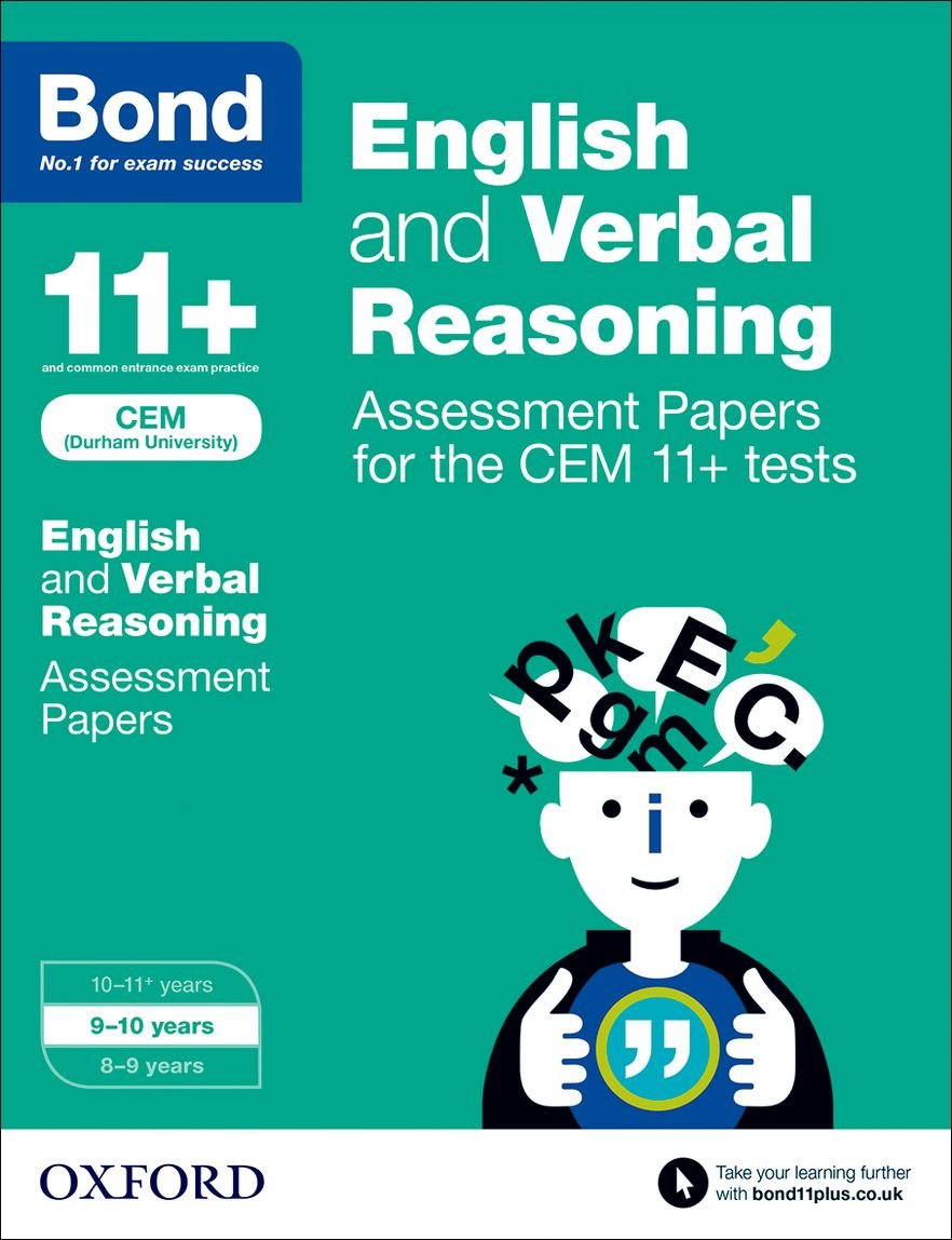 Bond 11+: English and Verbal Reasoning: Assessment Papers for the CEM 11+ tests: 9-10 years