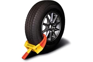 Maypole Universal Wheel Clamp Suitable for Cars, Vans, Motorhomes, Caravans, Trailers Tyre Width 175 mm to 225 mm