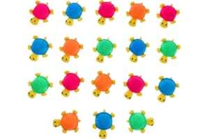 JZK 18 Cute Little Rubber Tortoise Eraser Set, Toy Guest Gift Gifts for Birthday Party Festival New Year Christmas