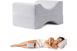 ‎FLOWEN Poduszka pod Kolana i Nogi do Spania na Boku Poduszki pod Nogi i Plecy z Pianki z Pamięcią Kształtu i Bawełny Ortopedyczne i Anatomiczne Podparcie Lędźwiowe dla wad Postawy Zdejmowana i Zmywalna