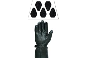 Lucid Touch Screen Touch Autocollant Ecran Tactile pour Gant 5 par Paquet | Noir | Motard, Cycliste, Coureur, Skieur