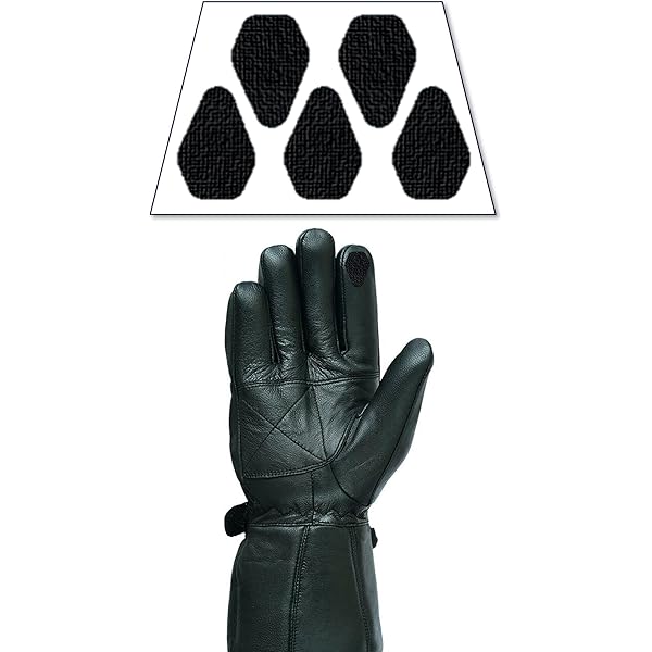 Digiskin Adesivi Per Guanti Tattili - Pacco Da 10, Nero, Taglia Unica, Per Touchscreen - Foto 7