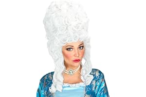 WIDMANN Marie Antoinette White Wig for Fancy Dress Costumes & Outfits Accessory