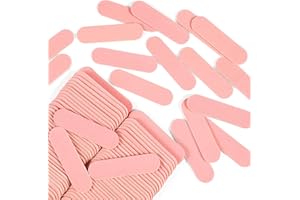 JSRQT 100 Piezas Mini Limas de Uñas Profesionales 180/240 Doble Cara Tablero De Esmeril para Uñas de Gel Limas para Uñas Acrilicas para Uso Doméstico y Salón Herramientas de Manicura (Rosa)